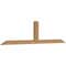 Ekena Millwork Portland Smooth Timber Gable Bracket, Western Red Cedar, 84"W x 21"H x 3 1/2"D x 3 1/2"F, 6/12 Pitch GBW084X21X0404POR00SWR - alternate 3